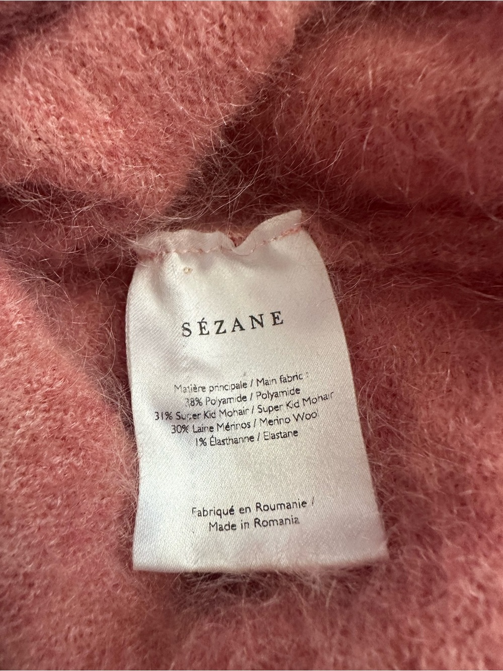 Sézane pink sweater - Picture 6 of 7